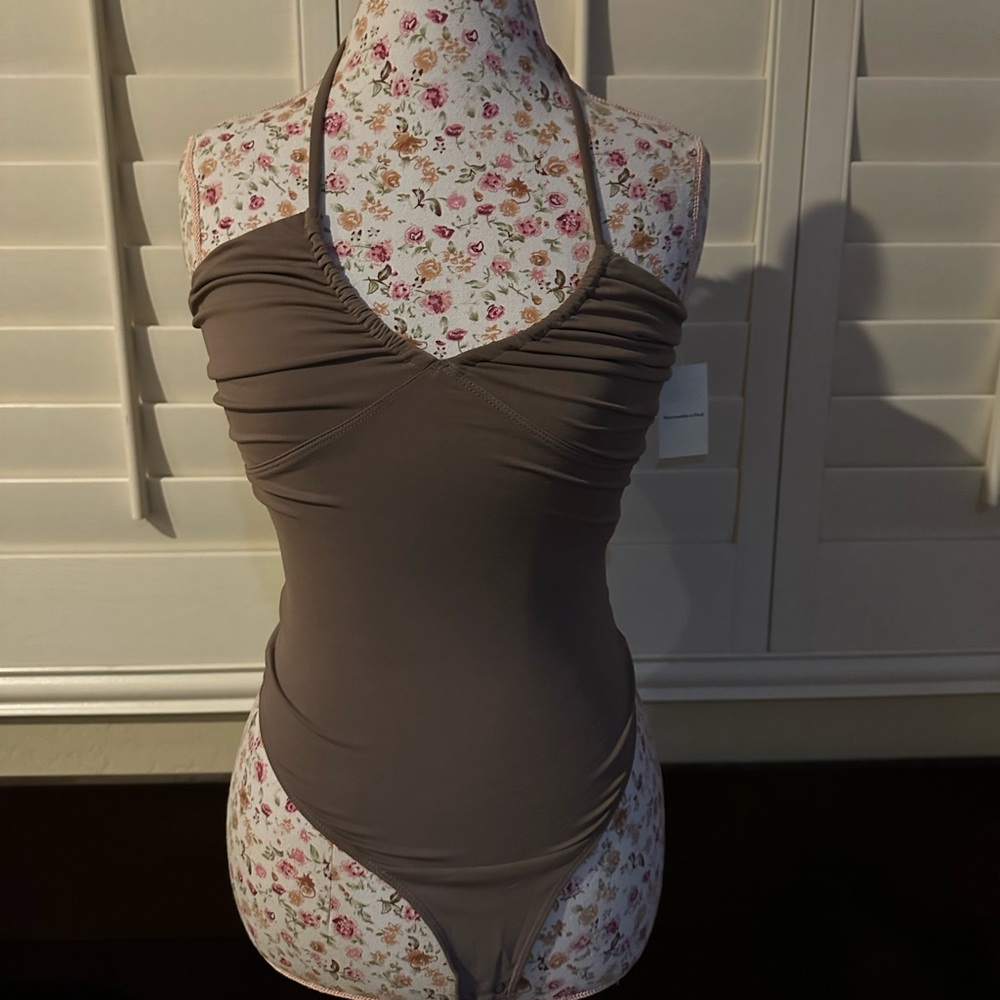 NWT Abercrombie & Fitch chocolate bodysuit!